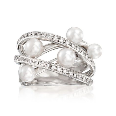 Mikimoto Ring, Mikimoto Jewelry, Special Outfits, Pearl Birthstone, Pearl Jewelry Design, Mikimoto Pearls, Fine Jewelery, Precious Gemstones Jewelry, Rings Rings