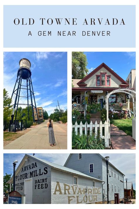 My mom and I explored Olde Town Arvada, a hidden gem near Denver that offers amazing food and perfectly blends vintage charm with modern flair. Arvada Colorado, Travel Marketing, Budget Vacation, Colorado Travel, World Cities, Romantic Travel, Usa Travel, Hidden Gem, Culture Travel