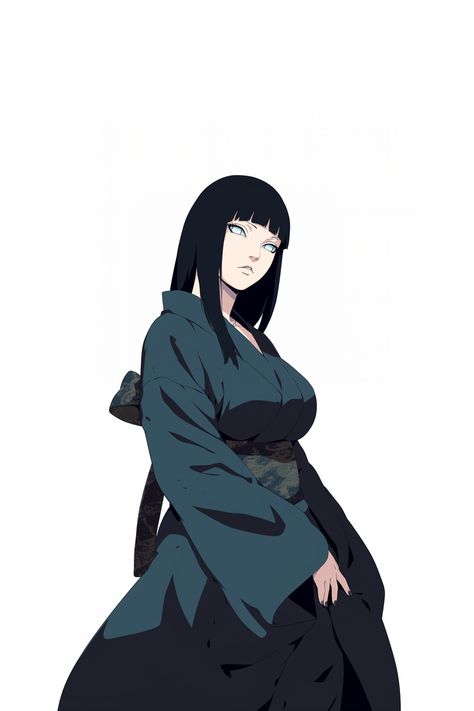 Hyuga Oc Female, Naruto Character Design, Female Warrior Character Design, Kunoichi Naruto Oc, Hyuga Oc, Uzumaki Oc, Arte Ninja, Samurai Anime, Demon King Anime