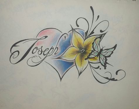 Joseph tattoo design Joel Name Tattoo, Joseph Name Tattoo Design, Joseph Tattoo Design, Joseph Tattoo Name, Joseph Name, Polynesian Tattoo Designs, Chicano Drawings, Tattoo Design Book, Name Tattoo Designs