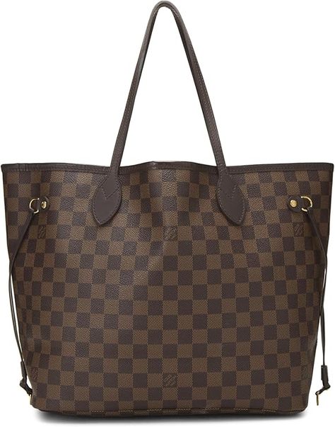 Amazon.com: Louis Vuitton, Pre-Loved Damier Ebene Neverfull MM NM, Brown : Luxury Stores Damier Ebene Neverfull, High End Handbags, Bag Boutique, Brown Luxury, Neverfull Mm, Luxury Bag, Damier Ebene, Timeless Accessories, Boutique Brands