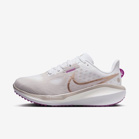 Purple nike shoes