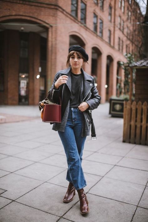 Alice Catherine, Statement Boots, Autumn Street Style, Edgy Outfits, Winter Looks, Outfits Casuales, Parisian Style, Written By, Casual Style