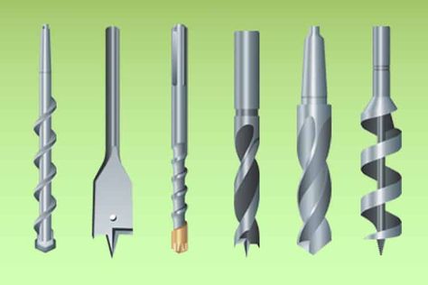 Different Types Of Drill Bits  https://drillly.com/different-types-of-drill-bits/	 #drillpress #drillpressvise #harborfreightdrillpress #drillpresstable #craftsmandrillpress #deltadrillpress #benchtopdrillpress #drillpressstand #DrillPress2018 Learn Carpentry, Drill Press Stand, Drill Press Vise, Drill Press Table, Metal Bender, Drill Bit Sizes, Wood Drill Bits, Hall Of Mirrors, Drill Machine