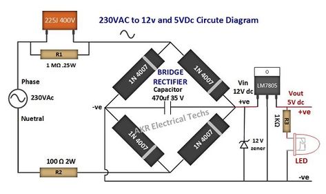 Simple Electronic Circuits, Basic Electrical Engineering, Power Supply Design, Basic Electronic Circuits, Basic Electrical Wiring, Power Engineering, Power Supply Circuit, Electronic Circuit Design, Electrical Circuit Diagram