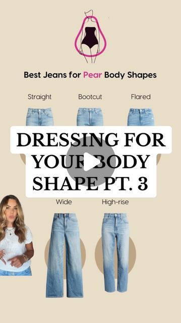 Jeans For Triangle Body Shape, Jeans According To Body Shape, Fall Outfits For Inverted Triangle Shape, Upside Down Triangle Body Shape Outfits, Alison Lumbatis, Most Flattering Jeans, Triangle Body Shape Outfits, Apple Body Shape Outfits, Inverted Triangle Outfits