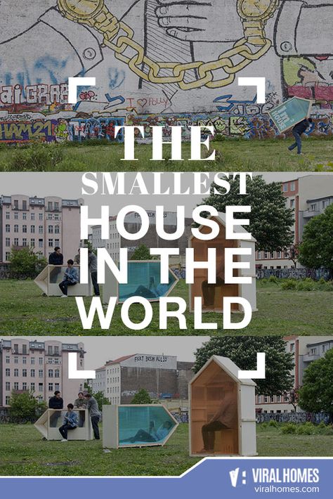 Do you fancy living in a house that lets you travel the world with? Check out the smallest house in the world! Smallest House, Crazy House, Travel The World, A House, Small House, Home Goods, The World, Travel