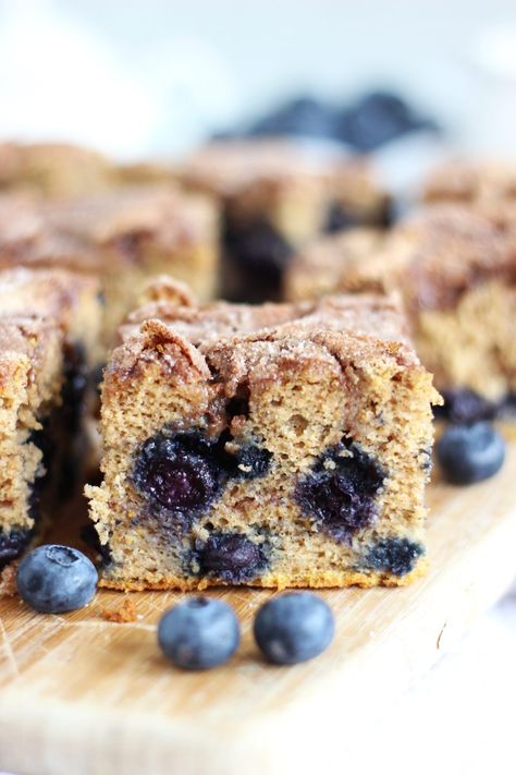 Blueberry Cinnamon Swirl Protein Coffee Cake Protein Coffee Cake, Baking With Protein Powder, Protein Baking, Blueberry Coffee Cake, Protein Cake, Protein Coffee, Protein Bread, Protein Treats, Blueberry Breakfast