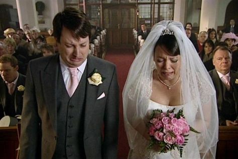 Mitchell And Webb, British Tv Comedies, Show Character, Olivia Colman, The Iron Lady, David Mitchell, Show Movie, The Mighty Boosh, Wedding Scene