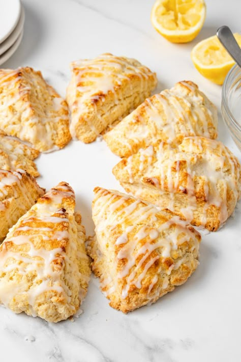 Lemon Scones Recipe Buttermilk Scone, Winter Homestead, Buttermilk Scone Recipe, Lemon Scones Recipe, Homestead Projects, Breakfast Food Ideas, Cherry Scones, Lemon Brownies, Scones Recipe Easy