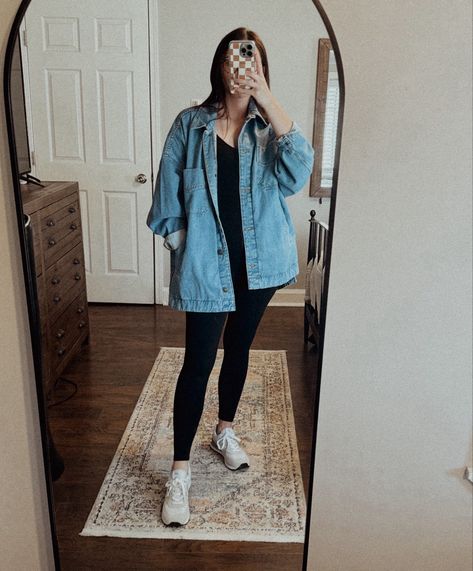 Casual ootd #liketkit #LTKfindsunder50 #LTKshoecrush #LTKstyletip #aeriereal #freepeople #newbalance #outfitoftheday #ootd #whattowear #shopmycloset #shopmylook #styleguide #casualstyle #streetstyle @shop.ltk Light Jean Jacket Outfit, Vans Sk8 Hi Outfit, Sk8 Hi Outfit, Vans Ootd, Blue Jean Jacket Outfits, Jean Jacket Outfit, Light Jean Jacket, Vans Outfit, Wardrobe Makeover