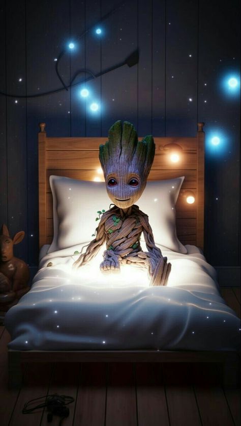 Baby Groot Dancing, Groot Guardians Of The Galaxy, Wallpapers Galaxy, Groot Dancing, Themed Wallpapers, Character Movie, Groot Guardians, Groot Marvel, Yoda Funny