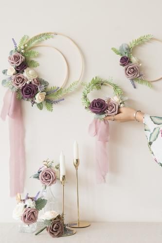 $17.99 · Bring the wedding and party elegant greenery garlands. With high quality artificial leaves, this wedding garland brings a lush, fresh feel to any table setting or archways, Pew Flowers, Floral Hoop Wreath, Flower Runner, Fleurs Diy, Flowers And Greenery, Open Rose, Foam Roses, Floral Hoops, Wreath Tutorial