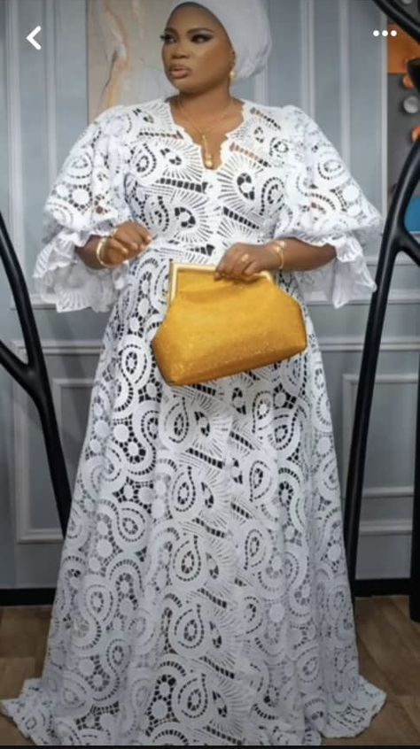 White Dry Lace Styles, Dry Lace Styles Nigerian, Dry Lace Styles, Latest Cord Lace Gown Styles, Lace Boubou Styles For Women, Bubu Gown Styles Lace, Latest Cord Lace Styles, Latest Lace Gown Styles, Cord Lace Gown Styles