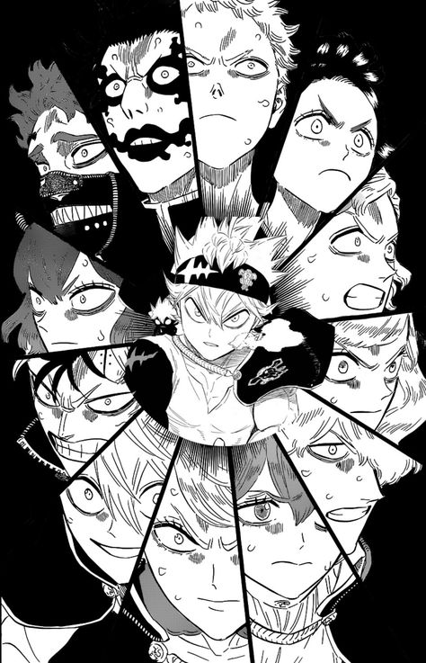 Blackbulls Black Clover, Black Clover Manga Wallpaper, Asta Black Clover Manga, Black Clover Art, Asta Manga, Black Clover Wallpaper, Rayquaza Pokemon, Black Bulls, Clover Manga