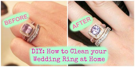 How to clean morganite - BBBGEM Best Jewelry Cleaner, Ring Cleaner, Cleaning Diamond Rings, My Wedding Ring, How To Clean Diamonds, Clean Rings, Weddings By Color, Platinum Diamond Rings, Morganite Engagement