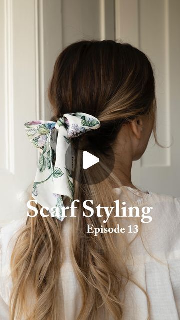 Fable England on Instagram: "Our twilly scarves can be styled infinite ways, here’s 3 ideas for you. You can buy this beautiful set of 3 but for a limited time we are offering the Royal Ditsy Twilly Scarf free with every order over £40! (UK only)   #scarfstyle #scarftutorial #twillyscarf #hairspo #hairtutorial #scarflover" Twilly Scarf In Hair, Twilly Scarf Hairstyles, Twilly Scarf Styling, Twilly Hair Styles, Hermes Twilly Hair, Twilly Scarf Hair, Hermes Scarf How To Wear, Hair Twilly, Hairstyles With Scarf