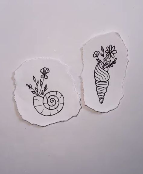 Ocean Life Tattoos, Seashell Tattoo, Small Beach Tattoos, Florida Tattoos, Seashell Tattoos, Shell Tattoos, Matching Sister Tattoos, Lyric Tattoos, Coffee Tattoos