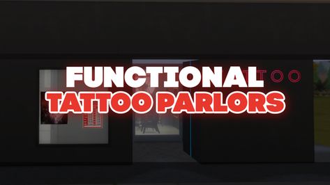 Open Tattoo, Sims 4 Tattoos, Tattoo Parlor, Wicked Tattoos, O Tattoo, 4 Tattoo, The Sims 4 Download, Tattoo Aftercare, Sims 4 Update