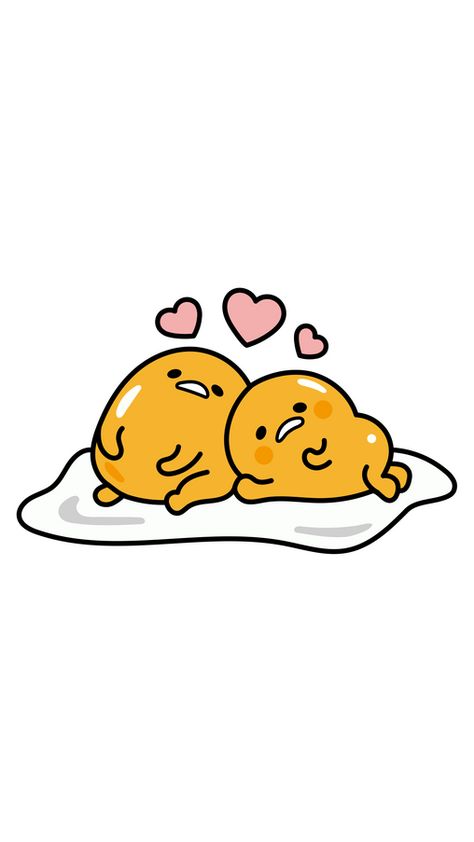 We know that you have been worried about Gudetama being alone all the time, but in our fanart Gudetama With Girlfriend Sticker we fixed it. But the problem was solved and now he has a girlfriend who... Gudetama Matching Pfp, Gudetama Valentines, Gudetama Fanart, Gudetama Painting, Gudetama Drawing, Gudetama Wallpaper Gifts, Gudetama Character, Lazy Egg Gudetama Wallpaper, Gudetama Wallpaper