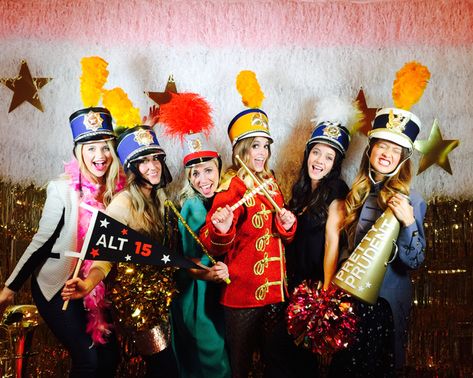 How to throw an awesome DIY Marching Band Theme Party from PrettyPrudent.com // Themed Party Idea Marching Band Outfits, Marching Band Shows, Marching Band Mom, Unique Party Themes, Band Mom, Costume Themes, Band Pictures, Circus Theme, Marching Band