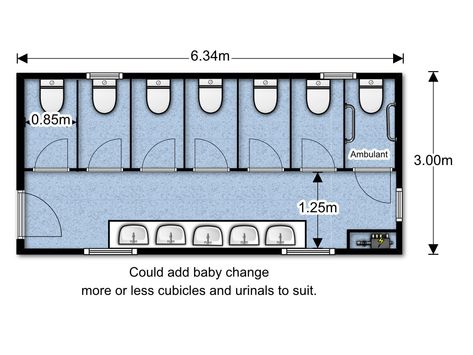 Campsite Washing / laundry rooms, Toilet and shower blocks with disabled facilities. - Arch Leisure -Camping pods to chalets, toilet shower blocks, modular buildings and glamping Wash Room Design, Toilet For Disabled, Campsite Layout, Disabled Toilet, Toilet Dimensions, Toilet Plan, Camping Pods, Bathroom Layout Plans, Glamping Pods