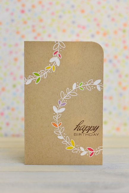 CASE Study #172: Happy Birthday Card | Mayholic in Crafts | Step-by-step tutorial with photos Anniversaire Diy, 카드 디자인, Birthday Cards Diy, E Card, Handmade Birthday Cards, Diy Birthday, Happy Birthday Cards, Simple Cards, Paper Cards