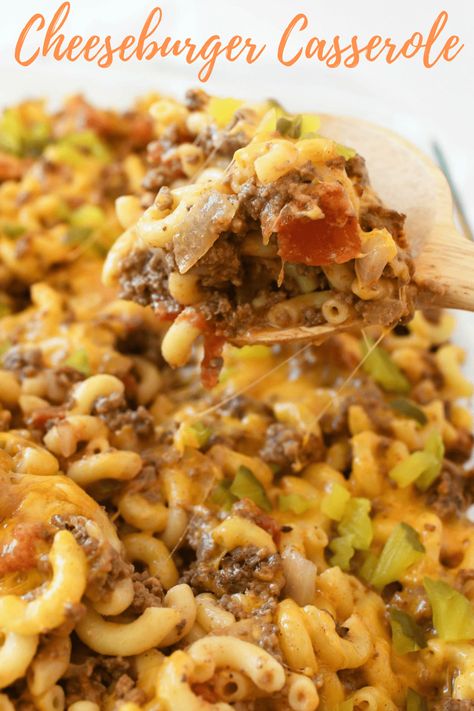 Casserole Cheeseburger, Casserole Pasta, Cheeseburger Pasta, Pyrex Casserole Dish, Cheeseburger Casserole, Cheesy Casserole, Pasta Ingredients, Beef Casserole, Pasta Dish