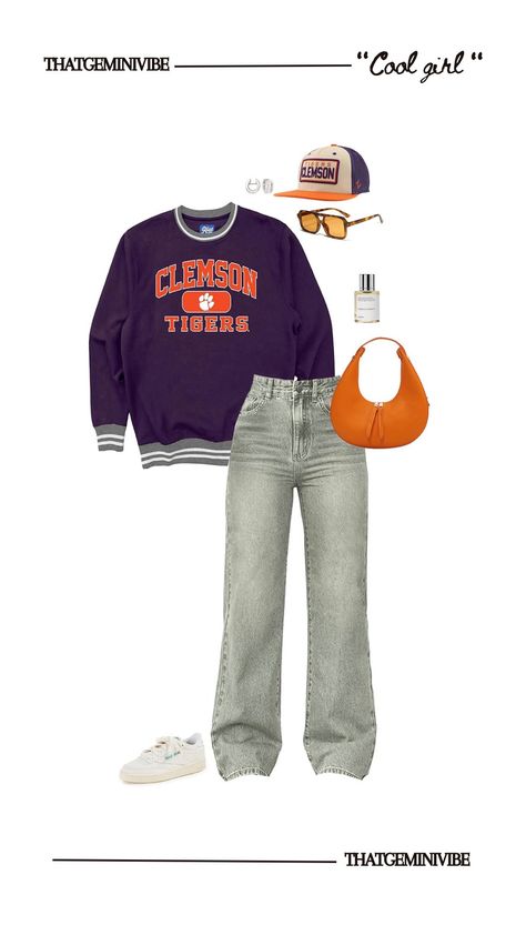 What teams next? ✨#gamedayoutfit #college #collegefootball #outfit #ou... | Game Day Outfit | TikTok College Clothes, What Team, Game Day Outfit, Clemson Tigers, Gameday Outfit, Day Outfit, College Outfits, College Football, Game Day