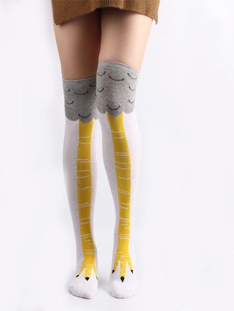 Cartoon Decoration High Knees Socks , #affiliate, #Decoration, #Cartoon, #High, #Socks, #Knees #affiliate Socks Thigh High, Human Legs, Feet Socks, Thigh High Stocking, Cute Chicken, Foot Socks, Cute Chickens, Chicken Legs, Long Socks