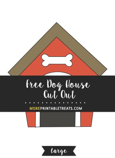 Free Dog House Cut Out - Large Dog House Photo Prop, Dog House Backdrop, Photo Booth Props Free, Dog House Plans, House Template, Dog House Diy, Summer Preschool, Group Ideas, Computer Paper