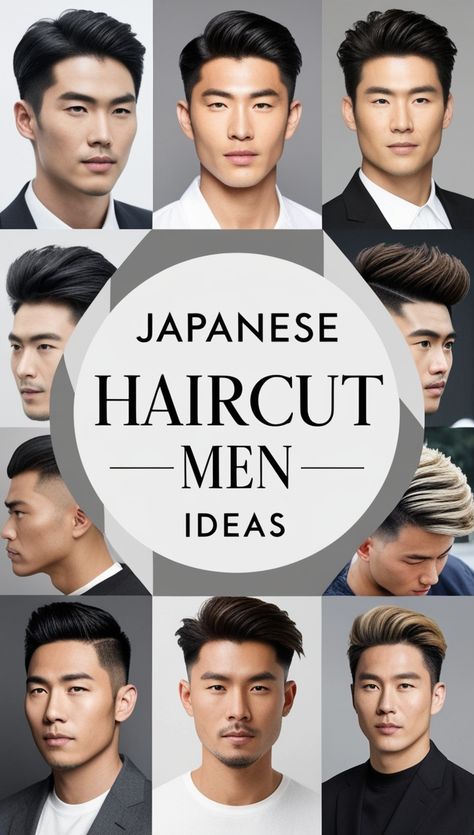 Japanese Haircut Men Ideas Japanese Haircut Men, Asian Hair Inspo, Modern Mens Haircuts, Tousled Layers, Trending Hairstyles For Men, Japanese Haircut, Hairstyles For Receding Hairline, Fade Haircut Styles, Haircut Ideas For Men