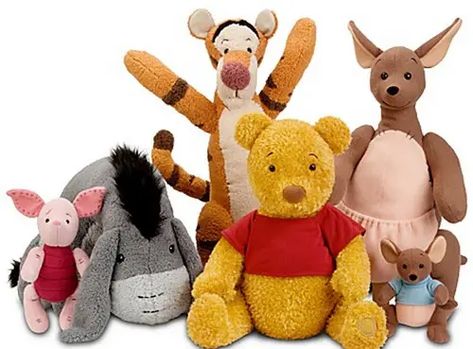 Top 9 Soft Toys For Babies | Styles At Life Pooh Plush, Canvas Duffel Bag, Disney Stuffed Animals, Winnie The Pooh Nursery, Winnie The Pooh Plush, Pooh Bear, Cute Stuffed Animals, Disney Merchandise, Disney Toys