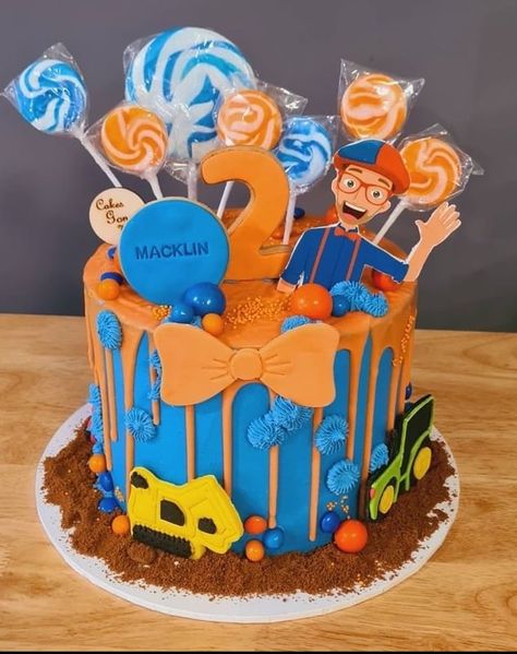 Digger Birthday Cake, 4th Birthday Party For Boys, Blippi Party, 3rd Birthday Party For Boy, Toddler Birthday Cakes, Horse Birthday Cake, Truck Birthday Cakes, Birthday Party Items, 2nd Birthday Party For Boys