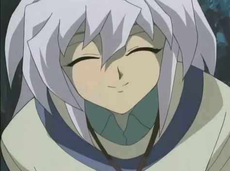 Ryou Bakura - How not love a face like that? Yugioh Screenshots, Bakura Yugioh, Ryou Bakura, Bakura Ryou, Yami Bakura, Shadow Realm, Interest Board, Shu Kurenai, Dog Icon