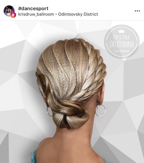 Perfectly styled hair is an important part of the overall look for ballroom dance competitors.  #DancesportHair #BallroomCompetitionHairstyles #BallroomDancing Ballroom Hairstyles For Short Hair, Standard Ballroom Hair, Smooth Ballroom Hair, Ballroom Hairstyles Competition, Ballroom Hairstyles, Ballroom Competition Hair, Latin Hairstyles, Ballroom Dancing Hairstyles, Dancesport Hair