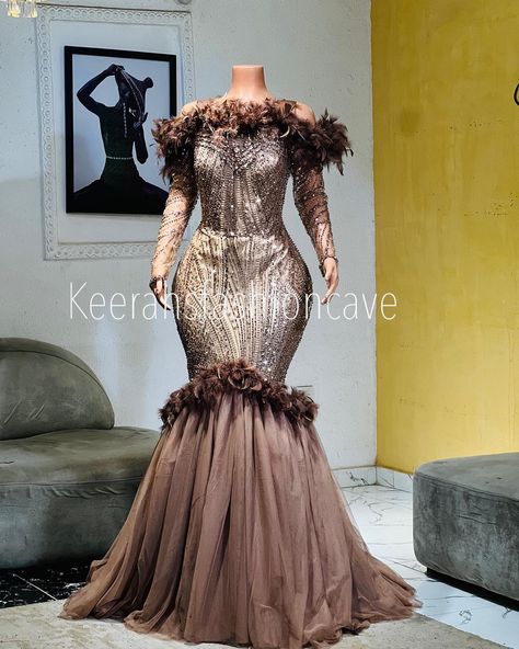 Feathered beauty in stunning style.🥰 Would you like to recreate this? Shop our designs via our website ( link on bio) Wedding Reception Party, Prom Dress Long, Prom Dresses Long Lace, Exquisite Gowns, Fashion Sewing Tutorials, Stunning Style, Lace Prom Dress, Reception Party, Long Evening Gowns