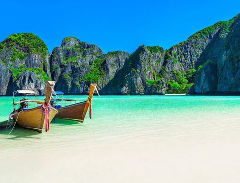 Bali vs Thailand: Which Destination Is Right For You? - Mike & Laura Travel Thai Beach, Thailand Pictures, Thailand Travel Guide, Patong Beach, Movie Locations, Thailand Beaches, Ao Nang, Phi Phi Island, Koh Samui