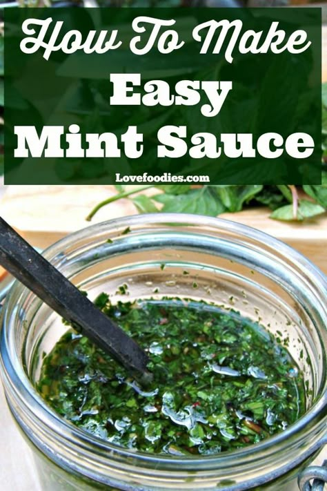 Mint Jelly For Lamb, Mint Jelly Recipe, Great British Food, Lamb Chop Recipes, Fish N Chips, Food Sauces, Jelly Recipe, Mint Sauce, Mint Recipes