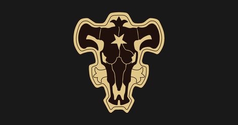 Black Bull Insignia by penyawang Black Bulls Wallpaper, Knight Squad, Wizard King, Bulls Wallpaper, Luffy Gear 4, Destructive Behavior, Black Bulls, Logo Wallpaper Hd, Desktop Design