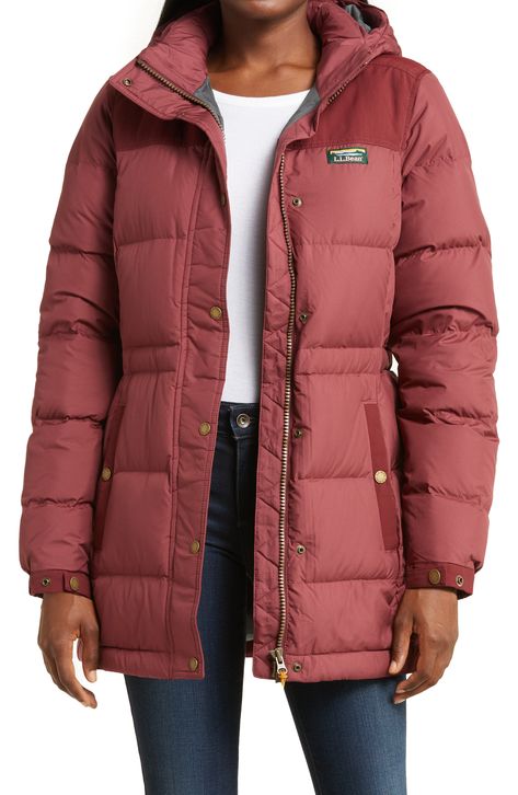 L.L.Bean Mountain Classic 650 Fill Power Down Parka available at #Nordstrom Best Winter Jackets, Waterproof Winter Coat, Stylish Sunglasses, Down Parka, Fall Shoes, Winter Coats Women, Guest Outfit, Eco Conscious, Ll Bean