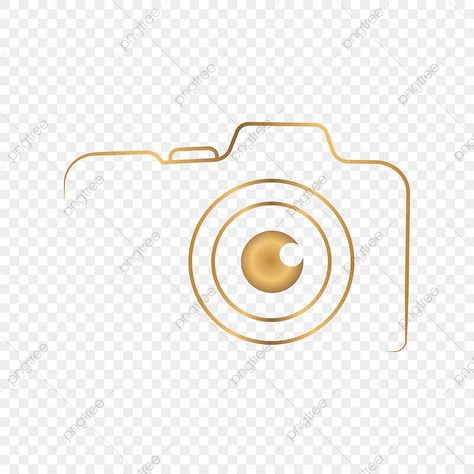 Camera Logo Png, Photography Logo Design Ideas, Camera Outline, Camera Logo Design, Photography Name Logo, Camera Png, Golden Photography, Red Christmas Background, Camera Logos Design