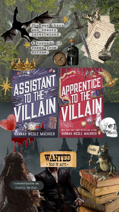 assistant to the villain by hannah nicole maehrer #books Book Care, Winter Books, Fallen Book, Vision Board Manifestation, Reading Quotes, Fan Book, The Villain, Poetry Books, Book Characters