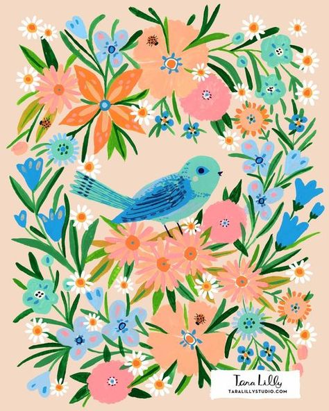 Lilla Rogers on Instagram: "Happy Vernal Equinox, or First Day of Spring! Artwork by Tara Lilly (@taralillystudio).​​​​​​​​ ​​​​​​​​ This image is available for licensing.​​​​​​​​ ​​​​​​​​ #taralilly #lillarogers #lillarogersstudio #art #illustration #artagent #greetingcards #card #stationery #snailmail #paperlove #spring" Lily Illustration, Spring Artwork, Lilla Rogers, Grandmothers Love, Vernal Equinox, First Day Of Spring, Journal Stationery, Flower Power, Wrapping Paper