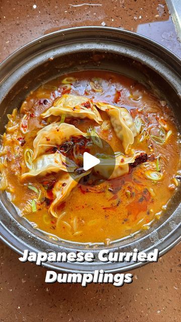 Seema Pankhania on Instagram: "Japanese Curried Dumplings I could eat dumplings every night and this one is really something special. You can get the Japanese curry blocks from most big supermarkets or any asian supermarket! Serves 2: recipe: 16 frozen dumplings 2 onions 1/2 tsp chilli flakes 1 tbsp mirin 2 Japanese curry blocks 400ml dashi (or veg stock) 2 tbsp soy sauce To serve 1 tbsp chilli oil 2 spring onions, finely sliced Thinly slice the onions and add to a pan with a big plug of oil. add the chilli flakes and a big pinch of salt, cook until translucent. Add in the mirin and dashi and bring to a bubble. Crumble in the curry blocks (I used a tea strainer to prevent clumps forming!) and mix well. Add in the frozen dumplings and cover with a lid. Allow to cook for Seema Pankhania, Asian Supermarket, Veg Stock, Curry Udon, Best Dumplings, Panang Curry, Frozen Dumplings, Chilli Oil, Japanese Curry