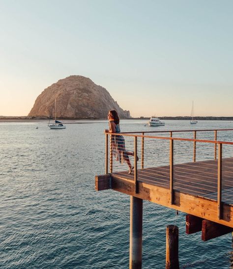 Morro Rock, Morro Bay , California Morro Bay Rock, Morro Bay California, Old San Juan Puerto Rico, West Coast Road Trip, Old San Juan, California Coastal, Pacific Coast Highway, Instagrammable Places, Water Activities