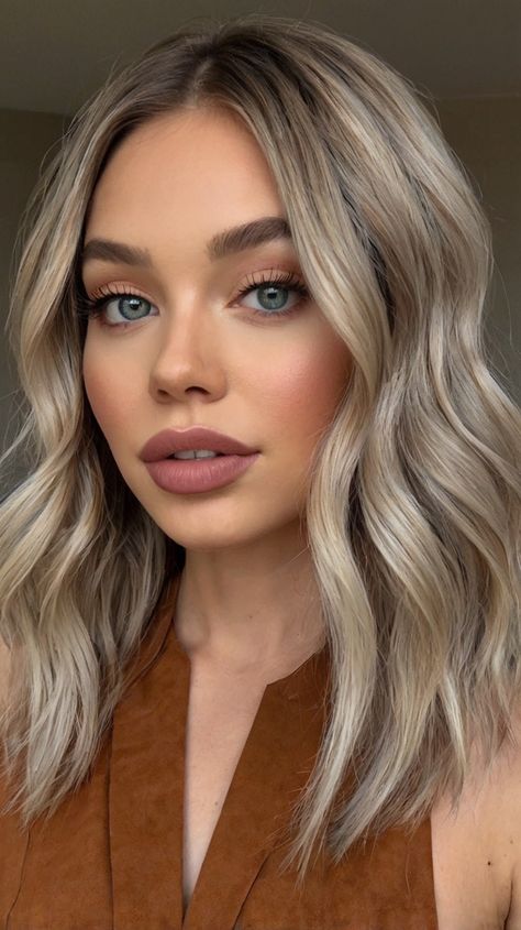 💝 Dreamy Dark Blonde Hair 2024 2025 hair trends for women Excellence | Must-See 🦋 February Blonde Hair, Teddy Bear Blonde Balayage, Trendy Teen Haircuts, Winter Blonde Hair Color, Brown Hair Halloween Costumes, Teen Haircuts, Winter Blonde Hair, Long Curly Haircuts, Winter Blonde