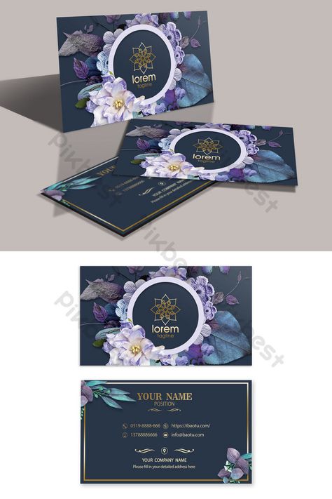 Certificate Design Inspiration, Business Card Psd Free, Romantic Floral Wedding, Dental Business Cards, Wedding Business Card, Retro Business Card, Shop Name Ideas, Menu Card Design, Company Business Cards