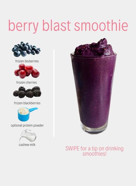 Smoothie Berry, Vegan Smoothie Recipes, Resep Smoothie, Fruit Smoothie Recipes Healthy, Berry Smoothie Recipe, Cherry Smoothie, Easy Healthy Smoothies, Smoothie Recipes Healthy Breakfast, Smoothie Drink Recipes