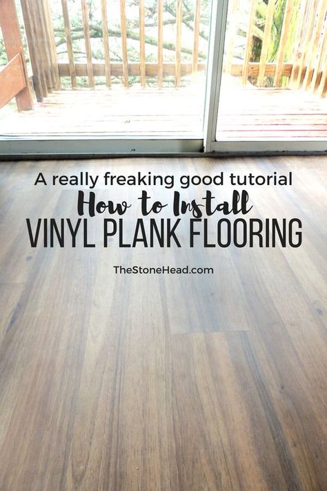 How To Install Vinyl Plank Flooring, Installing Vinyl Plank Flooring, Lvp Flooring, Luxury Vinyl Plank Flooring, Diy Vinyl, Diy Flooring, Flipping Houses, Vinyl Plank Flooring, Home Repairs